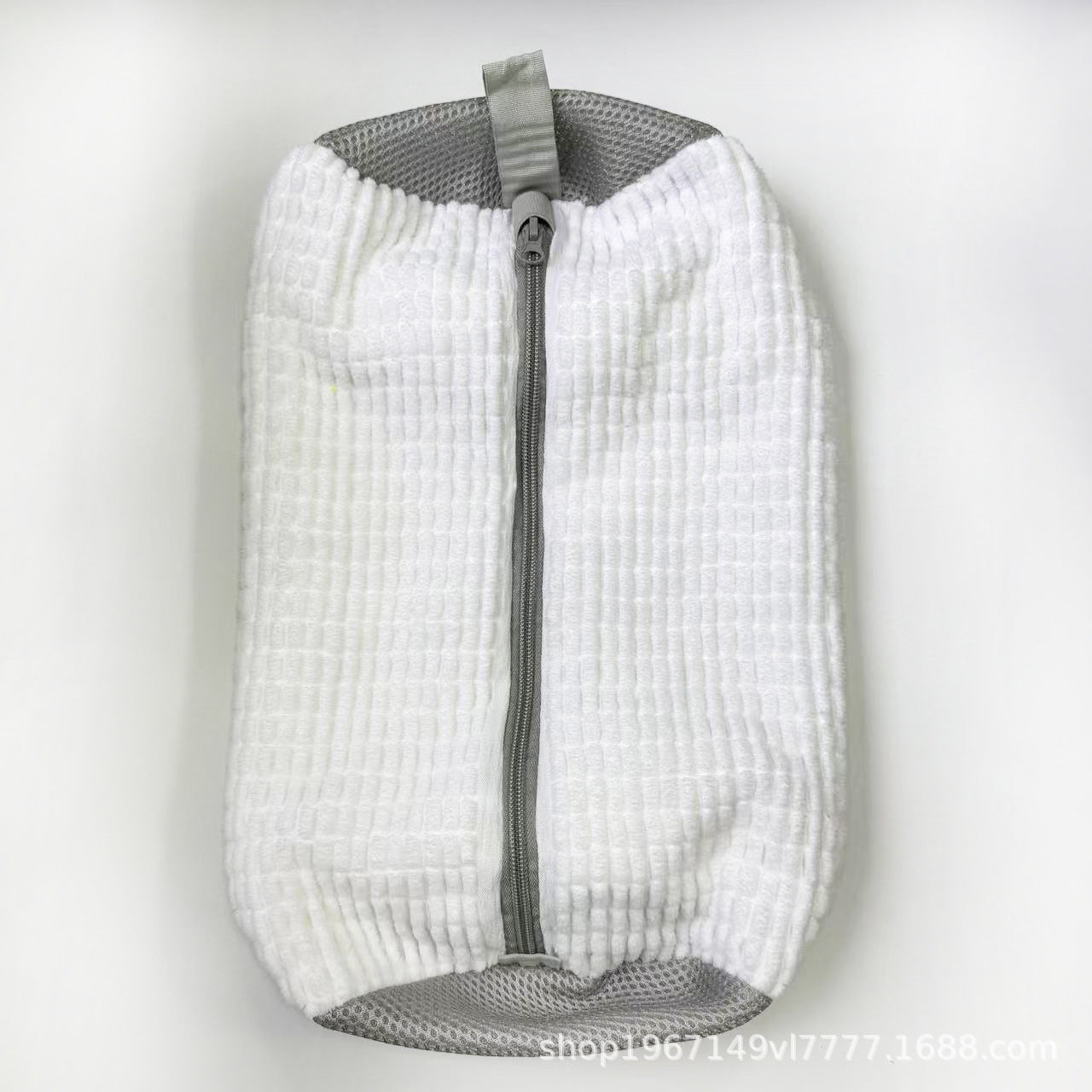 Wonder shoe washing bag, cylindrical polyester-cotton laundry bag, shoe protection and anti-deformation washing bag